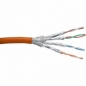 Preview: InLine Bulk Cable Stranded CAT6 S/FTP, 100m, orange