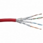 Preview: InLine Bulk Cable Stranded CAT6 S/FTP, 100m, red