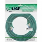 Preview: InLine Patch Cable CAT6A S/FTP, green, 10m