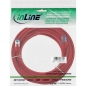 Preview: InLine Patch Cable CAT6A S/FTP, red, 10m