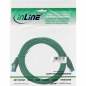 Preview: InLine Patch Cable CAT6A S/FTP, green, 0.5m
