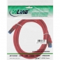 Preview: InLine Patch Cable CAT6A S/FTP, red, 1.5m