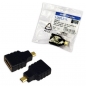 Preview: LogiLink HDMI Adapter, black
Micro HDMI Male to HDMI Female, gold-plated