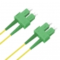Preview: ACS FO Duplex Patch Cable, 9/125 (SM), OS1/OS2,
SC-SC, LSZH, yellow, 1.0m