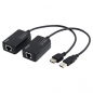 Preview: LogiLink USB 1.1 Extender up to 60m via CAT5 Cable, 
USB1.1-A Male to RJ45 & RJ45 to USB1.1-A Female