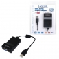 Preview: LogiLink USB 1.1 to VGA Display Adapter, black, 0.3m, 
USB1.1-A Male to HDDB15 Female