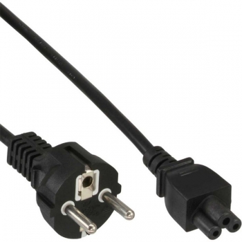 InLine Power Cord 10A/250V, black, 2.0m, 
CEE7/7 (straight)  to IEC320-C5