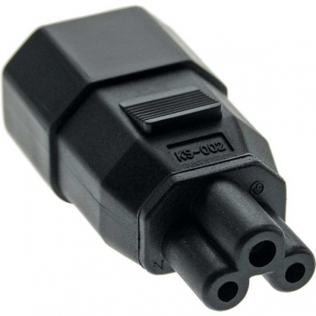 InLine Power Adapter, black, 
for notebooks, C14 to C5