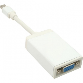 InLine Mini DisplayPort Adapter Cable, white, 0.15m, 
Mini DisplayPort Male to HDDB15 Female