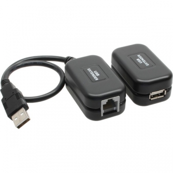 InLine USB 1.1 Extension Converter over Cat.5e, Dongle Kit, extends up to 60m / 200 ft.