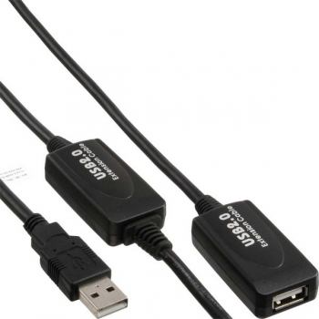InLine USB 2.0 Active Extension Cable, 15.0m,  
A Male to A Female
