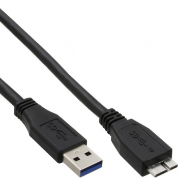 InLine USB 3.0 Adapter Cable, 5.0m, 
A Male to Micro B Male