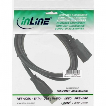 InLine USB 3.0 Extension Cable, black, 1.0m, 
A Male to A Female