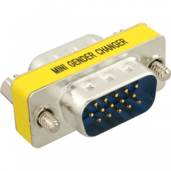 InLine Mini-Gender-Changer, HD15 M/M