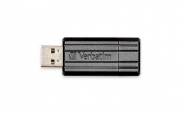 Verbatim USB Drive 2.0 PinStripe 16GB, black