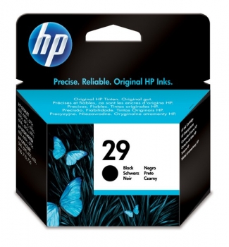 HP 29 Ink Cartridge, black, 40ml