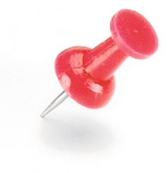 Legamaster Push Pins, red, 50-pack