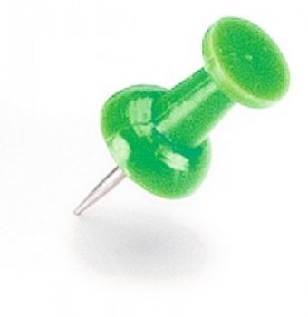 Legamaster Push Pins, green, 50-pack