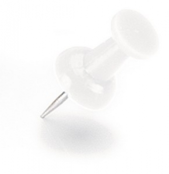 Legamaster Push Pins, white, 50-pack