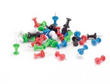 Legamaster Push Pins, assorted, 200-pack