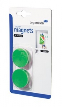 Legamaster Magnets 35 mm (super), green, 10-pack
