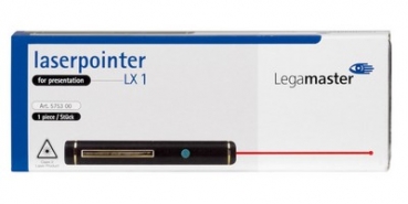 Legamaster Laser Pointer LX 1, red laser dot