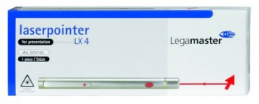 Legamaster Laser Pointer LX 4, red laser dot (arrow)