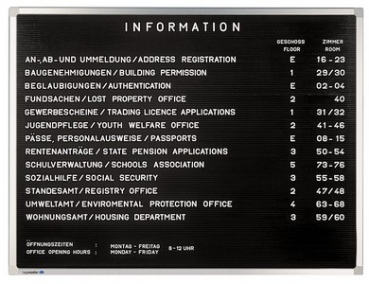 Legamaster Premium Information Board 30 x 40 cm