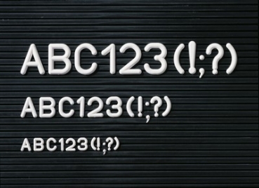 Legamaster Letters and Numbers, 12 mm, 288 pcs.