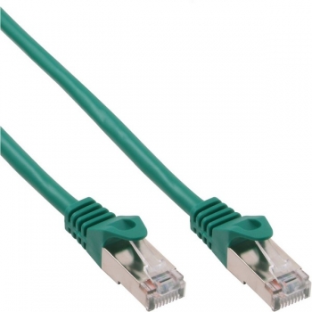 InLine Patch Cable CAT5E SF/UTP, green, 15m