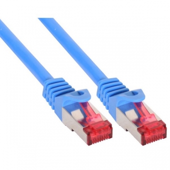 InLine Patch Cable CAT6 S/FTP, PVC, blue, 5.0m