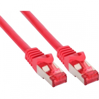 InLine Patch Cable CAT6 S/FTP, PVC, red, 1.5m