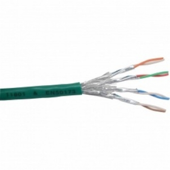 InLine Bulk Cable Stranded CAT6 S/FTP, 100m, green