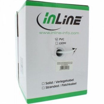 InLine Bulk Cable Stranded CAT6 S/FTP, 100m, white