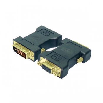 LogiLink DVI Adapter, black, 
DVI-I 24+5 Male to HDDB 15 Female