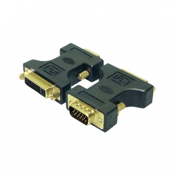 LogiLink DVI Adapter, black, 
HDDB 15 Male to DVI-I 24+5 Female