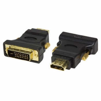 LogiLink DVI-D to HDMI Adapter, black
DVI-D (24+1) Male to  HDMI Female, gold plated