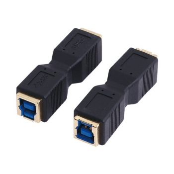 LogiLink USB 3.0 Adapter, black, 
USB-B Female to USB-B Female