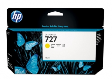 HP 727 DesignJet Ink Cartridge, 130ml, yellow