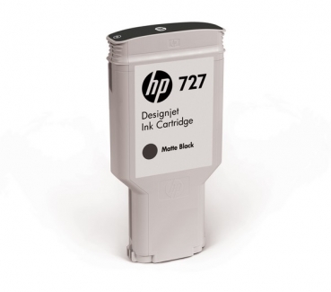 HP 727 DesignJet Ink Cartridge, 300ml, matte black