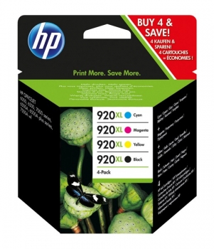 HP 920XL Ink Cartridge 4-pack