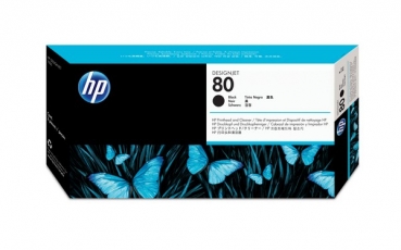 HP 80 DesignJet Printhead/Printhead Cleaner, black