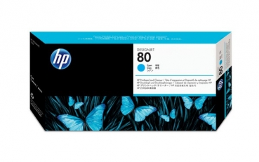 HP 80 DesignJet Printhead/Printhead Cleaner, cyan