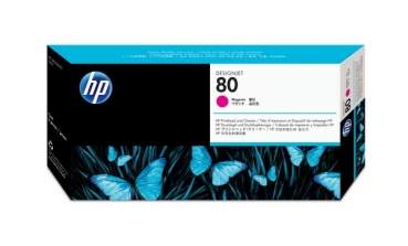HP 80 DesignJet Printhead/Printhead Cleaner, magenta