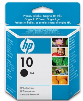 HP 10 Ink Cartridge, black, 69ml