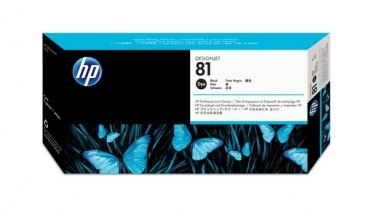 HP 81 DesignJet Printhead/Printhead Cleaner, black