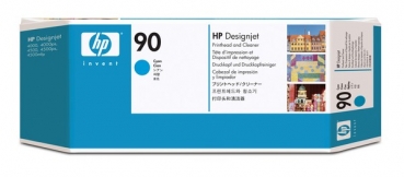 HP 90 DesignJet Printhead/Printhead Cleaner, cyan