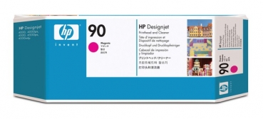HP 90 DesignJet Printhead/Printhead Cleaner, magenta