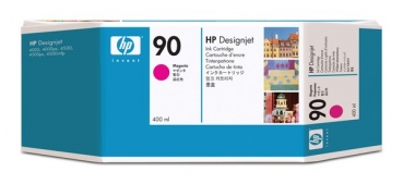 HP 90 DesignJet Ink Cartridge, 400 ml, magenta