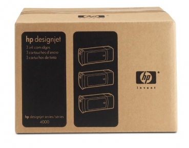 HP 90 DesignJet Ink Cartridge 3-pack, 3x 400 ml, cyan